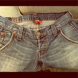 Lucky Brand Lil Maggie Ultra Lowrise Slim Wide leg